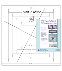 June Tailor Twist 'n Stitch Pinwheel Block Ruler