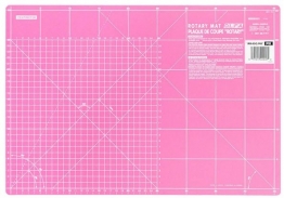 Olfa Cutting Mat - 12" x 18" (30cm x 45cm) - Fairy Floss Pink