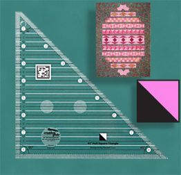 45° Half Square Triangle Ruler - Creative Grids