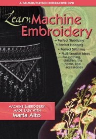 Learn Machine Embroidery DVD - Marta Alto