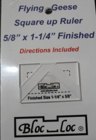 Bloc Loc Flying Geese Square Up Ruler 5/8” x 1 ¼”