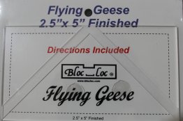 Bloc Loc Flying Geese Square Up Ruler 2 1/2" x 5"