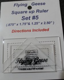 Bloc Loc Flying Geese Square Up Ruler Set 5
