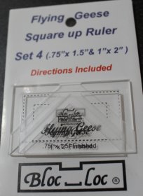Bloc Loc Flying Geese Square Up Ruler Set 4