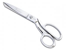Bent Trimmer Fabric Scissors 8" Left-Handed - Famore Cutlery 728L