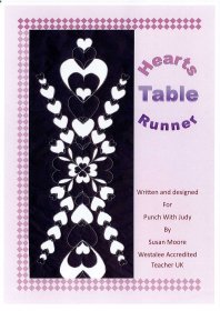 Hearts Table Runner - Westalee TempLeeQuilt Method - Judy's QuiltTech Online Class
