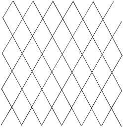 Diamond Grid 12” Stencil SCL025-12 - The Stencil Co.