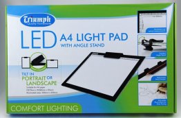 Triumph Led Light Pad A4 White With Angle Stand