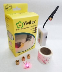 Vivilux 3-in-1 Rechargeable RED Laser System