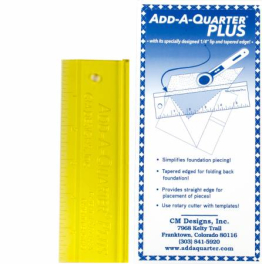 Add-A-Quarter Plus 6" Ruler