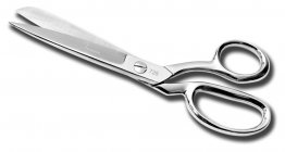 Bent Trimmer Fabric Scissors 8" - Famore Cutlery 728