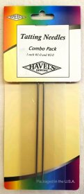 Tatting Needle Set Combo Pack (Set of 2 Thick) by Havel's 