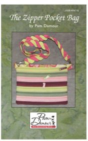 The Zipper Pocket Bag pattern - Pam Damour