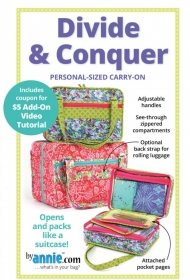 Divide & Conquer Carry-on Bag Pattern - By Annie