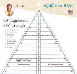 60 Degree Equilateral 8.5" Triangle by Quilt in a Day