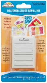 Designer Series Swatch Buddies Refill Kit – 24 Adhesive Templates and Labels