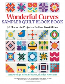 Wonderful Curves Sampler Quilt Block Book - Wonder Curve Ruler