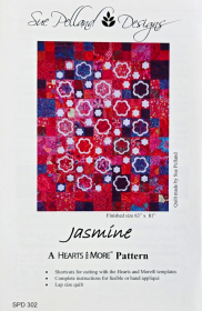 Jasmine - A Hearts and More Quilt Pattern by Sue Pelland Designs
