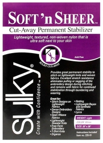 Sulky ® Cut-Away Soft ’n Sheer ™ - 1yd pkt