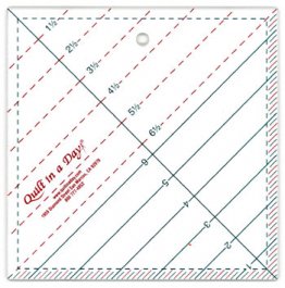 6 1/2" Triangle Square Up Ruler by Quilt in a Day