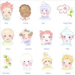 Baby Face 11 - Loralie Designs