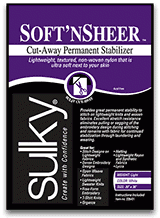 Sulky ® Cut-Away Soft ’n Sheer ™ - 12" x 11yds Roll