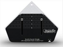 Westalee 6Q - 6" Adjustable Quarter Square Triangle with Locking Fabric Guide