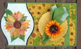 Flowers Galore Place Mat - a Leaves Galore Pattern