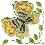 Hatched in Africa - Appliqué Butterflies