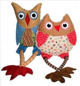 Hoot 'n' Annie Owl Softies - By Annie