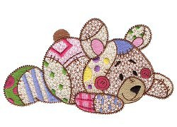 Hatched in Africa - Patchwork Teddybears