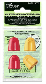 Point Protector For Circular Knittiing Needles (Large) by Clover