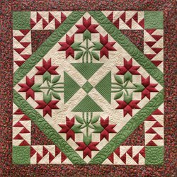 Carolina Lily: Four Block Quilt Pattern by Deb Tucker