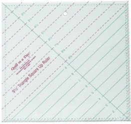 9 1/2" Triangle Square Up Ruler by Quilt in a Day