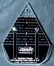 Westalee 3E - 60 Degree Adjustable Miniature Equilateral Triangle