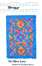 The Wave Lotus Quilt - by Lily Marie Amaru