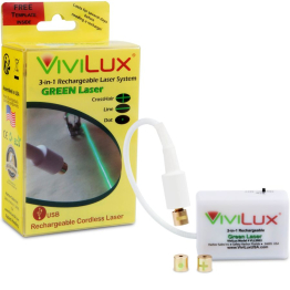 ViviLux 3-in-1 Rechargeable GREEN Laser System