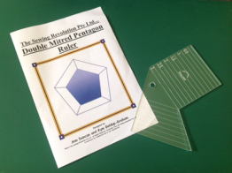 The Sewing Revolution Double Mitred Pentagon Ruler