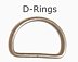 3/4 inch D-Ring 2/pkg