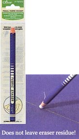 Pencil Fabric Eraser by Clover