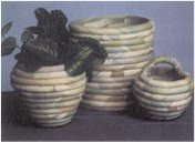 Fabric Coiled Baskets