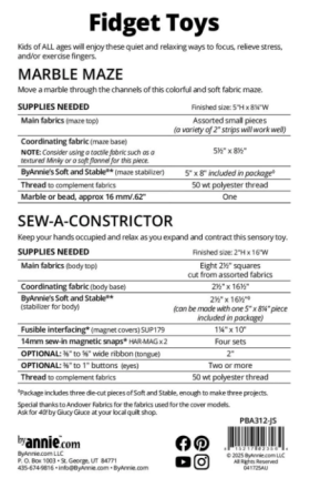 Fidget Toys (Jump Starters) - By Annie