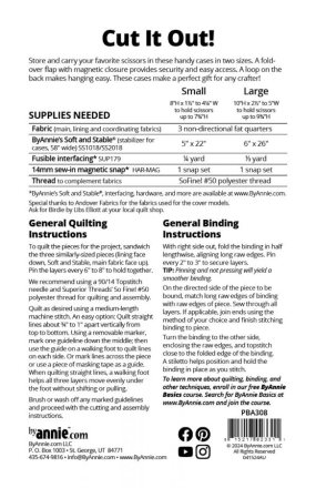 Cut It Out! Scissors Case Pattern - By Annie