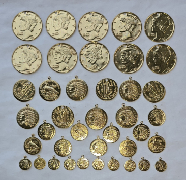 Brass Coin Set