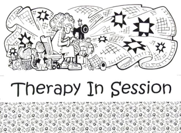 Therapy In Session Wall Hanging Pattern plus Fabric Panel