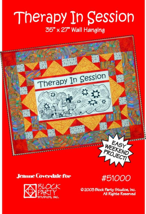Therapy In Session Wall Hanging Pattern plus Fabric Panel