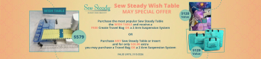 Sew Steady May Special Offer