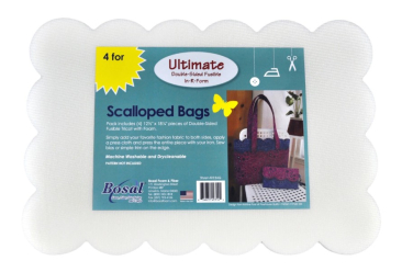 Scalloped Bags or Placemats Set of 4 by Bosal