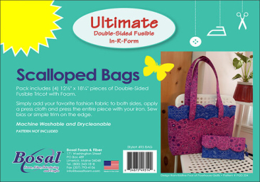 Scalloped Bags or Placemats Set of 4 by Bosal