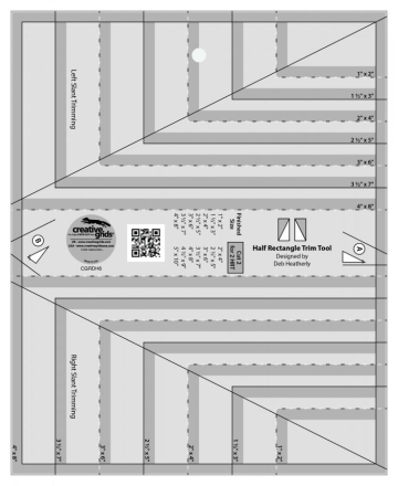 Half Rectangle Trim Tool - Creative Grids